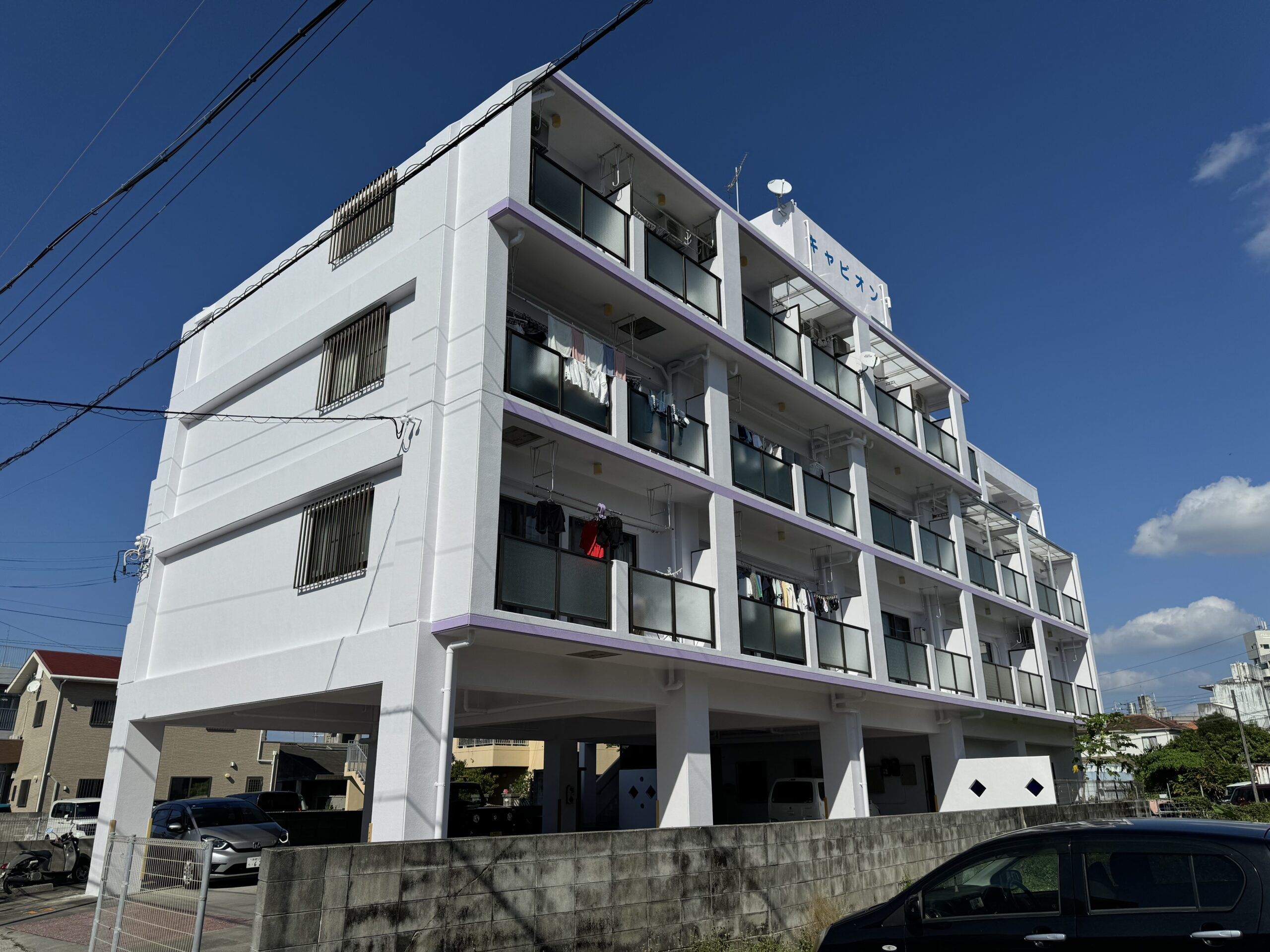 アパート外壁塗装工事