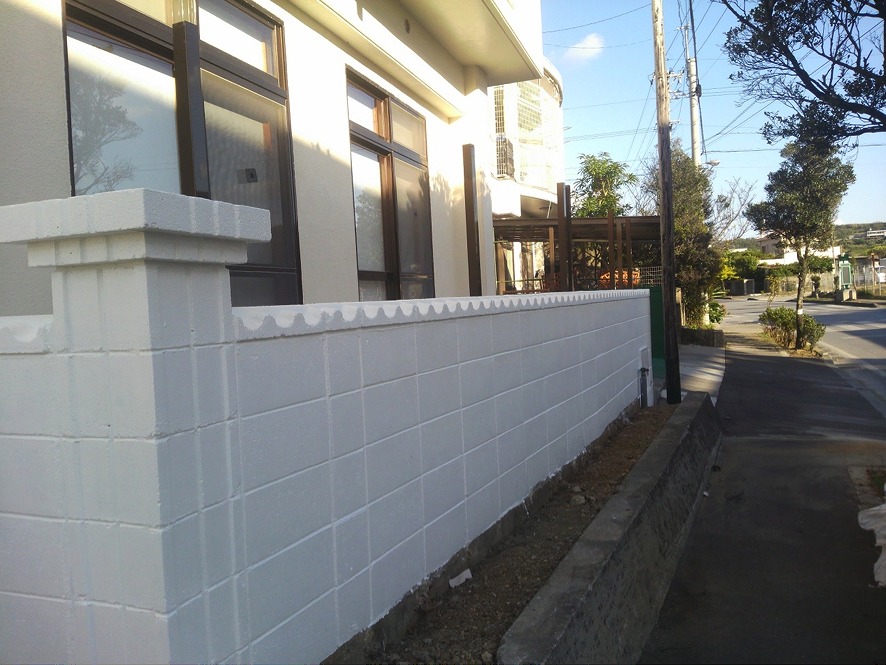 ブロック塗装工事