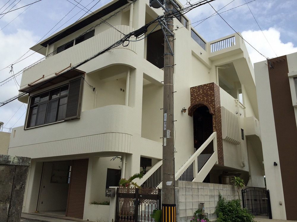 浦添港川塗装・手摺りアルミ・防水